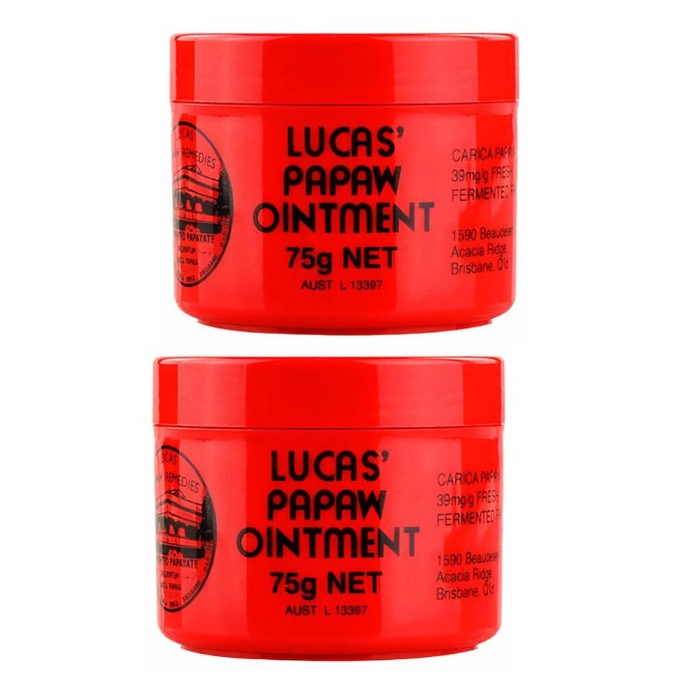 Lucas Papaw Ointment (75g Pack of Two)- US SELLER